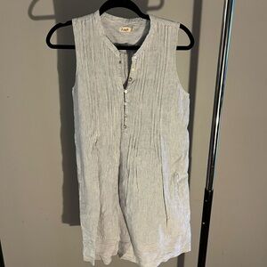 Fidelity Black and White Striped Tunic